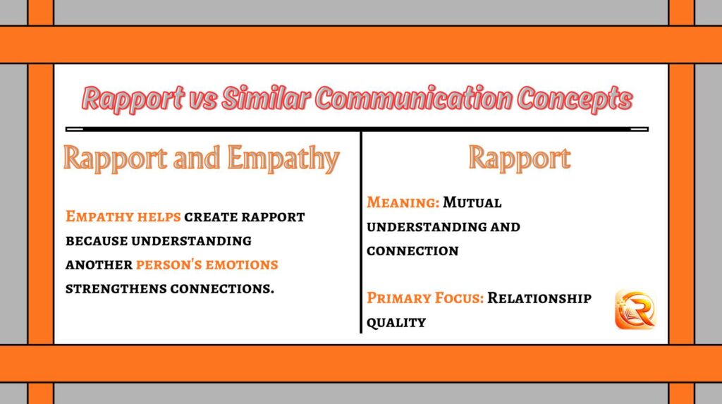 Rapport vs Similar Communication Concepts